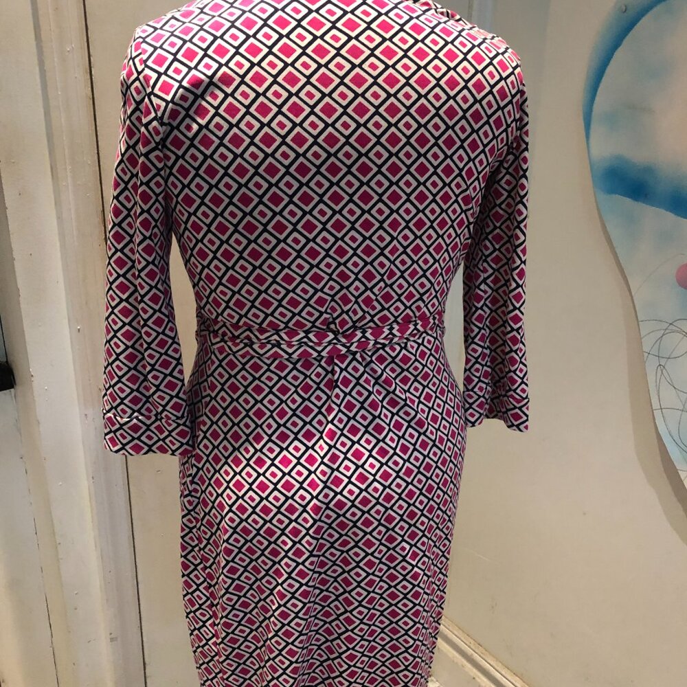 Diane von Furstenberg Jeanne Wrap Dress Vintage Print - Picture 5 of 10